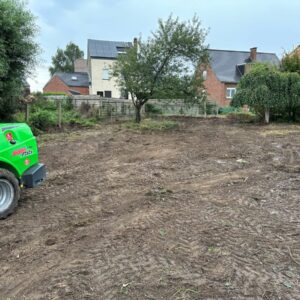 Nivellement et nettoyage de terrain